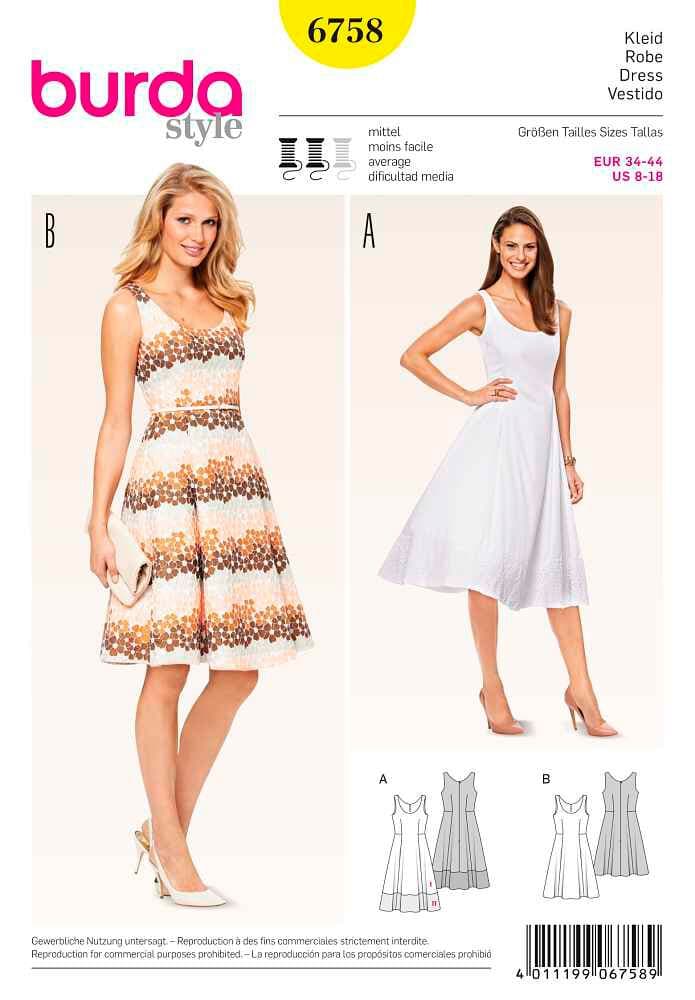 Schnittmuster, Kleid Schnittmuster burda 669700125162 Bild Nr. 1