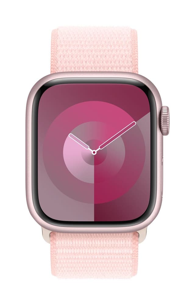 Watch Series 9 GPS + Cellular 41mm Pink Aluminium Case with Light Pink Sport Loop Smartwatch Apple 785302407293 Bild Nr. 1