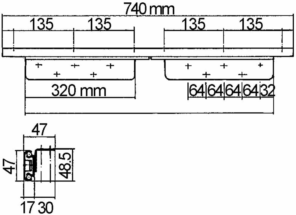 Tischauszüge Tischausziehführung Werkstarck 617149600000 Bild Nr. 1