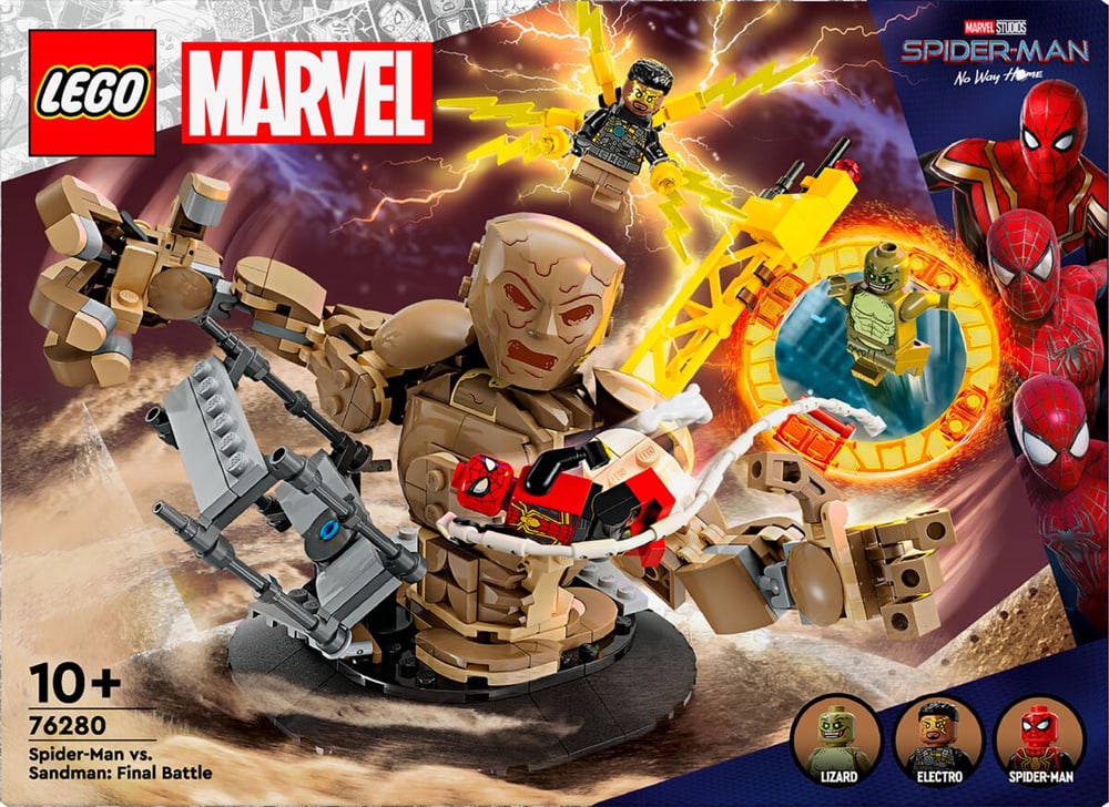 Marvel 76280 Spider-Man contre l'Homme-Sable : la bataille finale LEGO® 741904700000 Photo no. 1