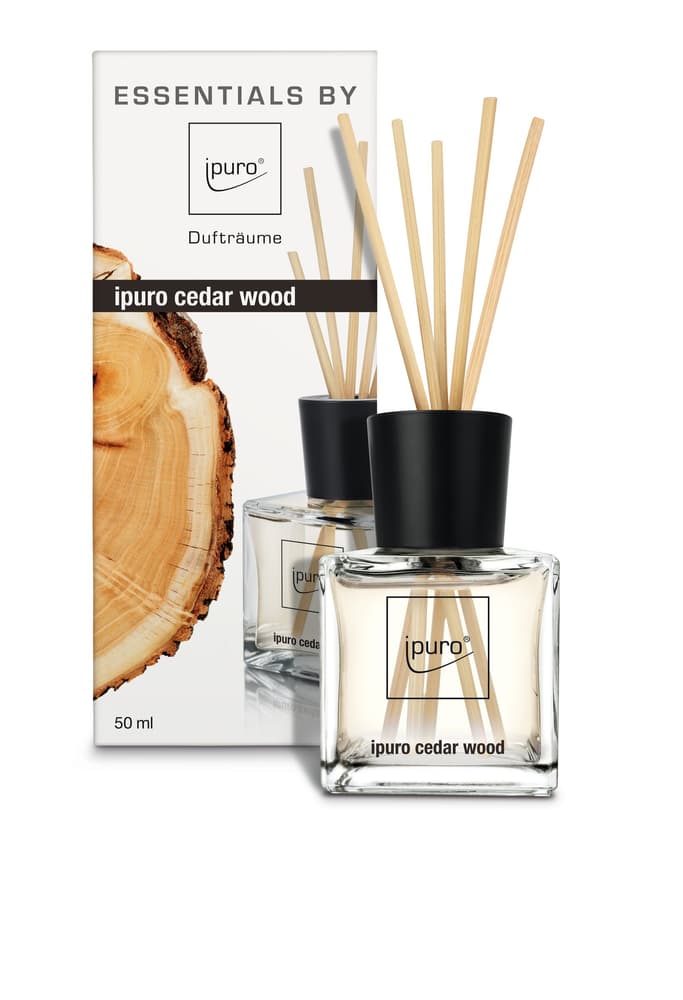 Cedar wood, 50ml Parfum d'ambiance Ipuro 656137800005 Couleur Marron Dimensions L: 6.3 cm x P: 5.2 cm x H: 15.2 cm Photo no. 1