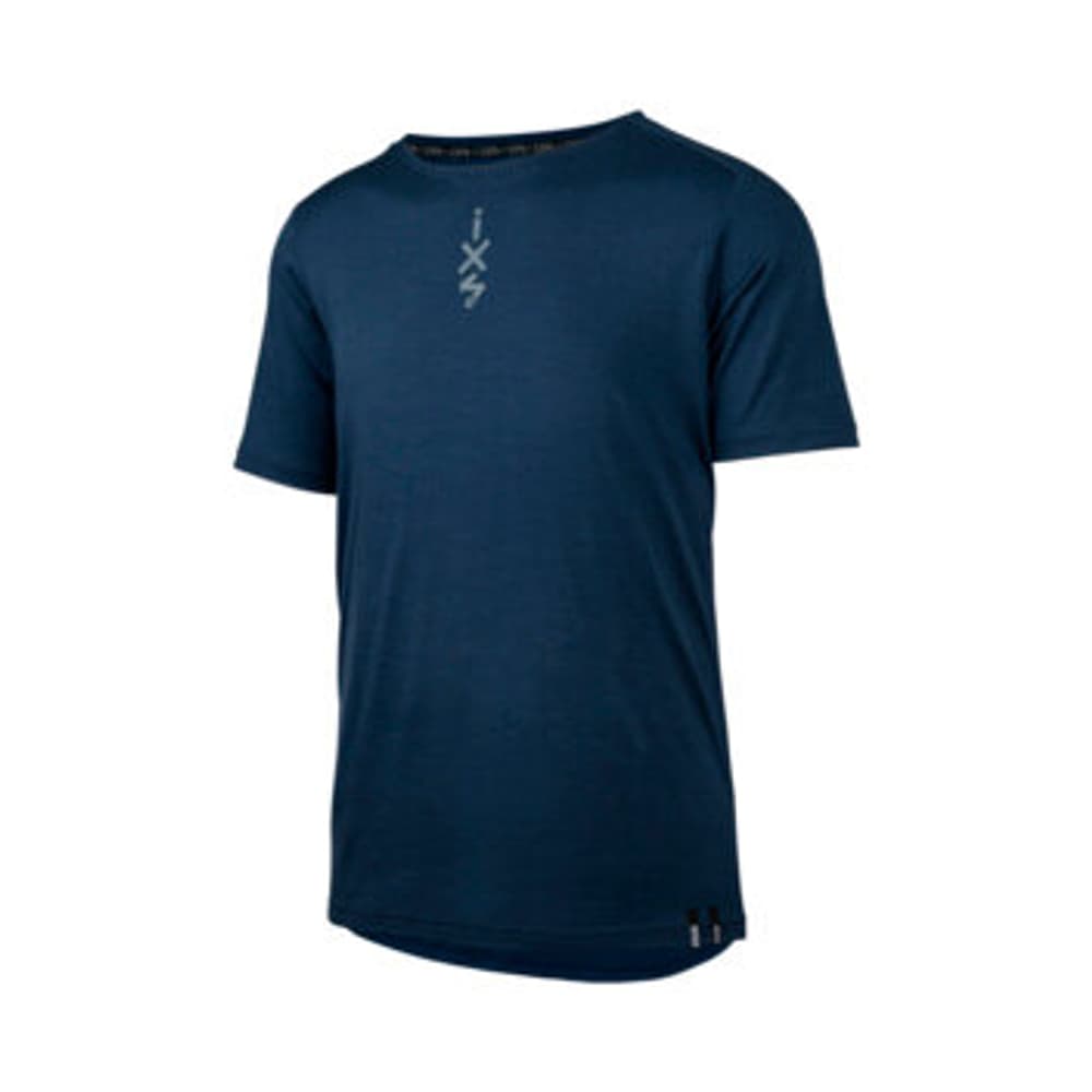 Flow Merino Jersey T-shirt iXS 470904200243 Taille XS Couleur bleu marine Photo no. 1