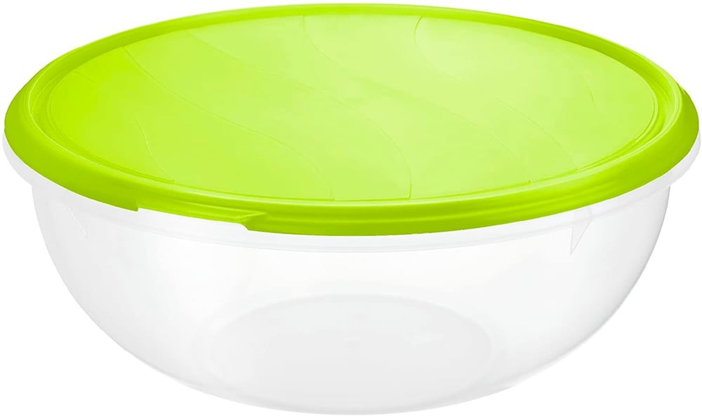 Rotho RONDO Bol 6l Avec Couvercle Plastique PP Sans BPA Transparent 