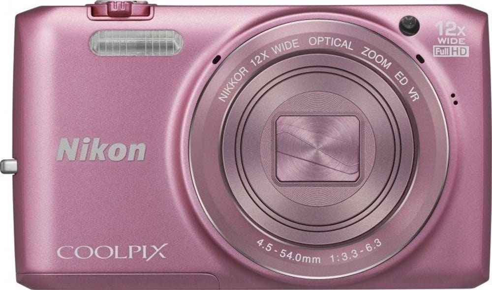 Nikon Coolpix S6800, Rose vif Nikon 95110024395514 No. figura 1