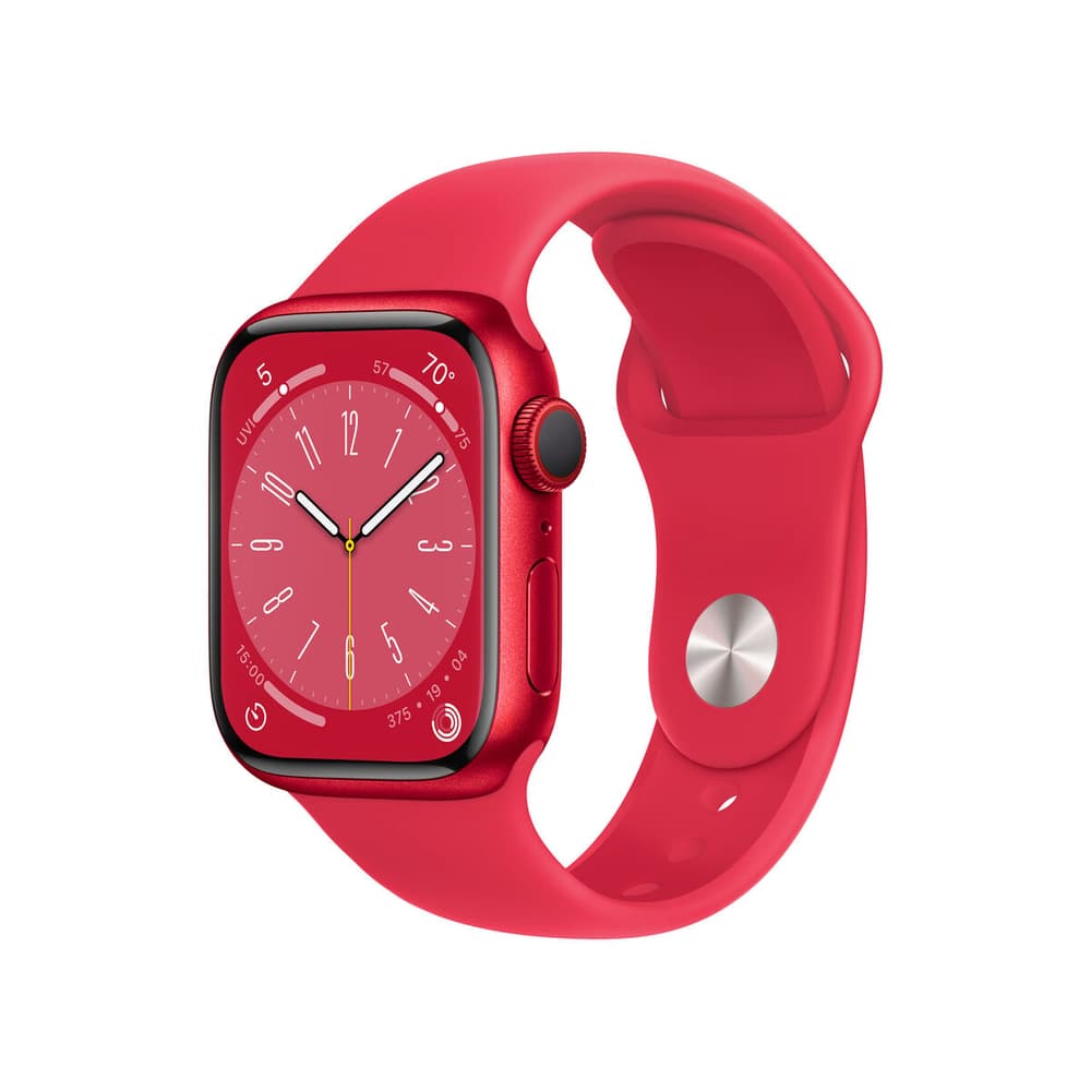Watch Series 8 GPS + Cellular 41mm (PRODUCT)RED Aluminium Case with (PRODUCT)RED Sport Band - Regular Smartwatch Apple 785300169169 Bild Nr. 1