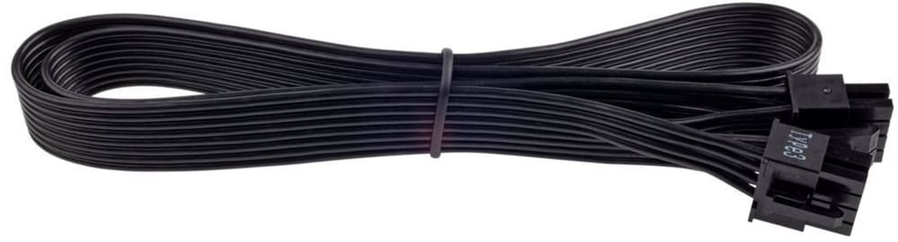 Type 3 Flat Black Ribbon Cable EPS12v/ATX12v 4+4 pin PC Netzteil Corsair 785302414277 Bild Nr. 1
