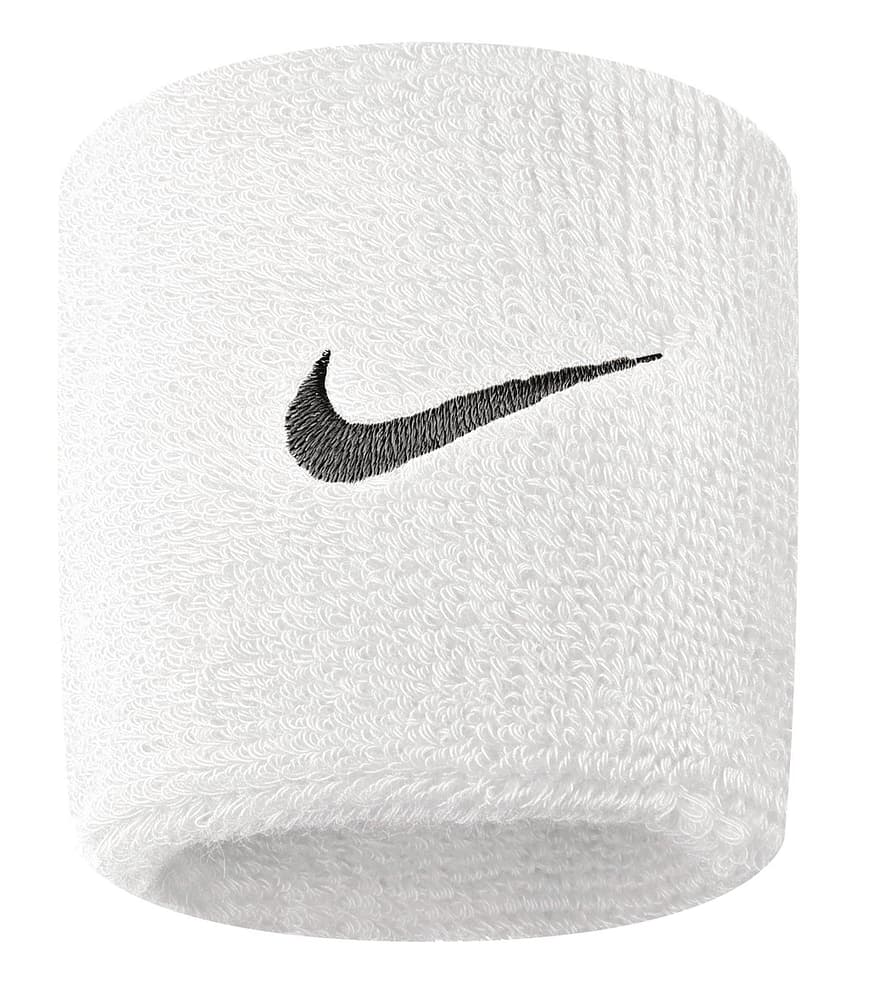 Swoosh Wristbands Bandeau anti-transpiration Nike 473202299910 Taille one size Couleur blanc Photo no. 1