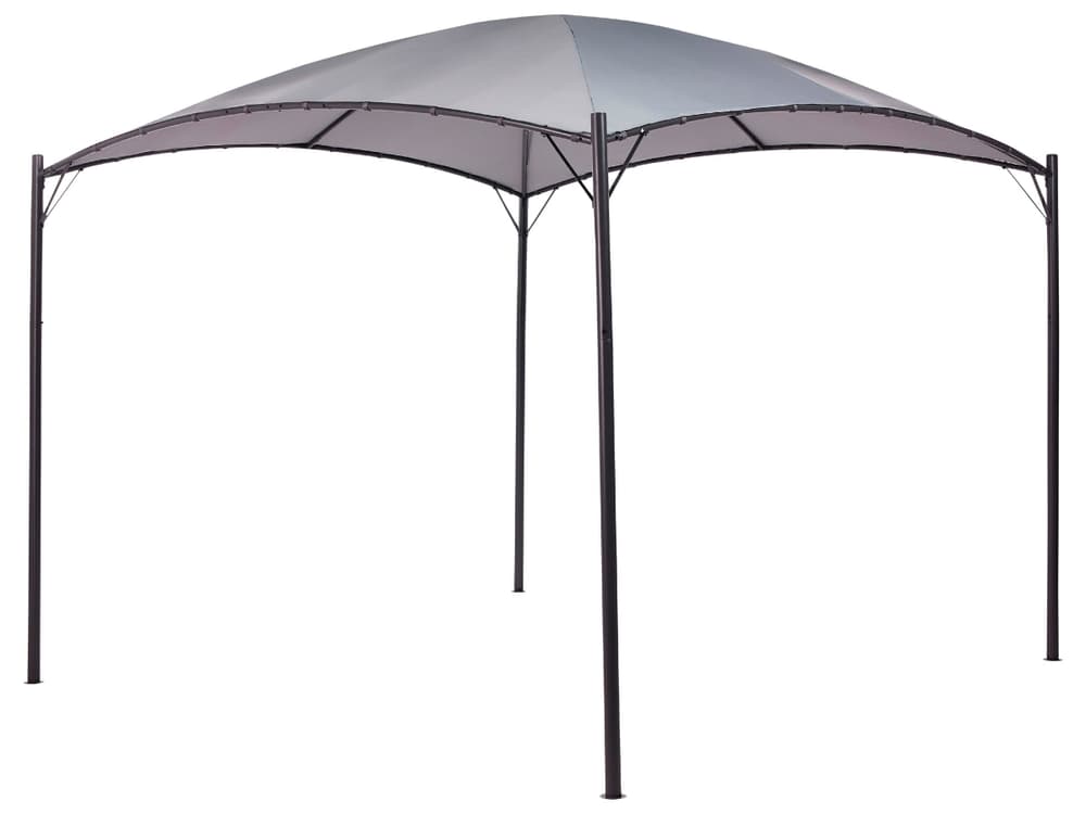 Gazebo metallo grigio 305 x 305 cm VOMERO Gazebo Beliani 669700118998 N. figura 1