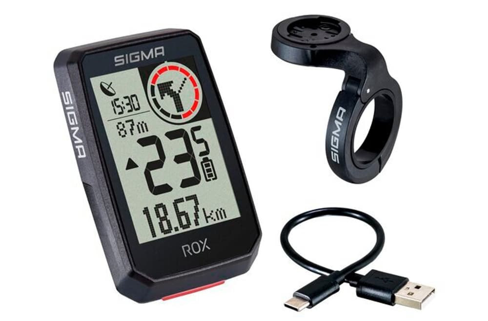 Ensemble GPS ordinateur ROX 2.0 Ordinateur de vélo Sigma 469005200000 Photo no. 1