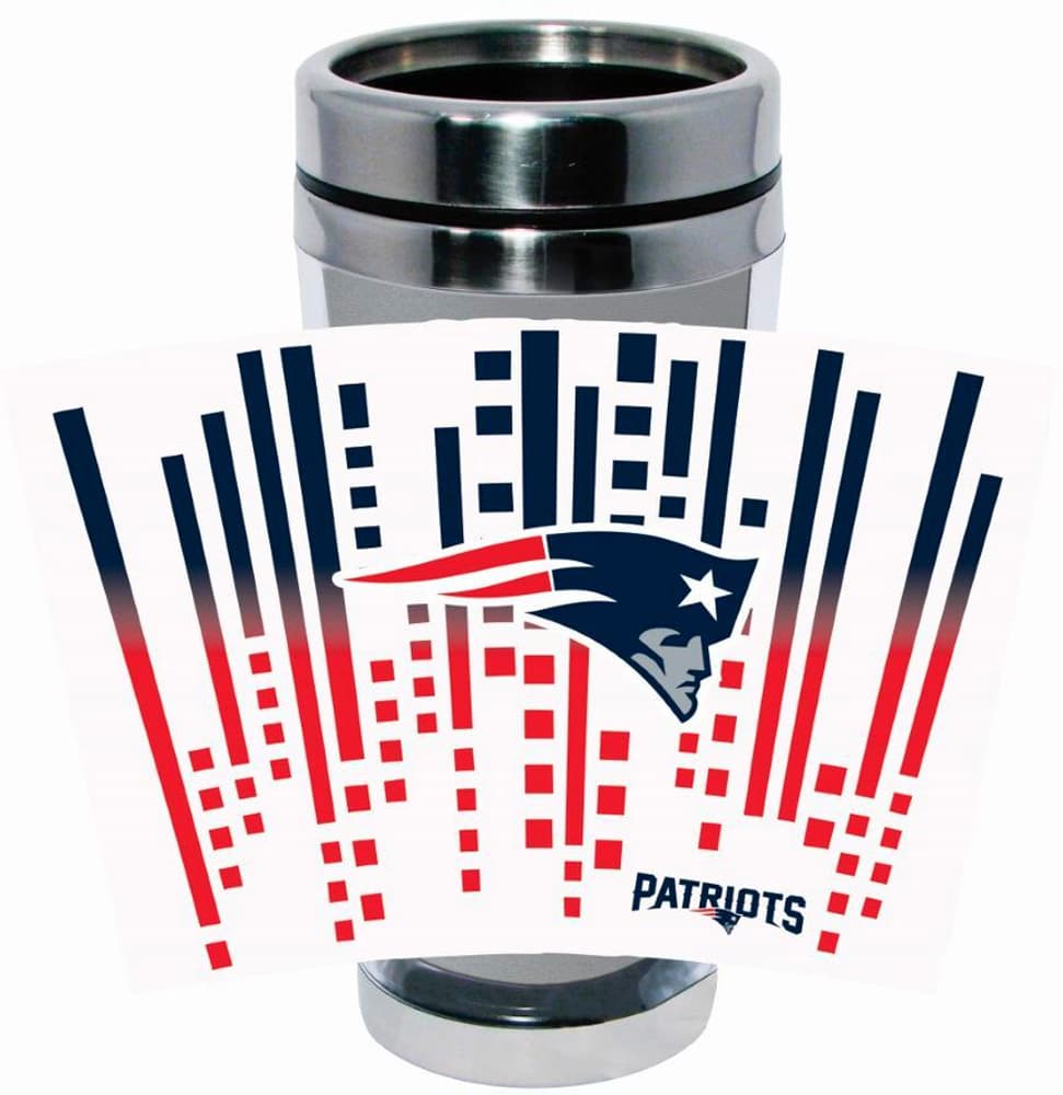 New England Patriots Stainless Steel Tumbler Merch The Memory Company 785302414257 N. figura 1