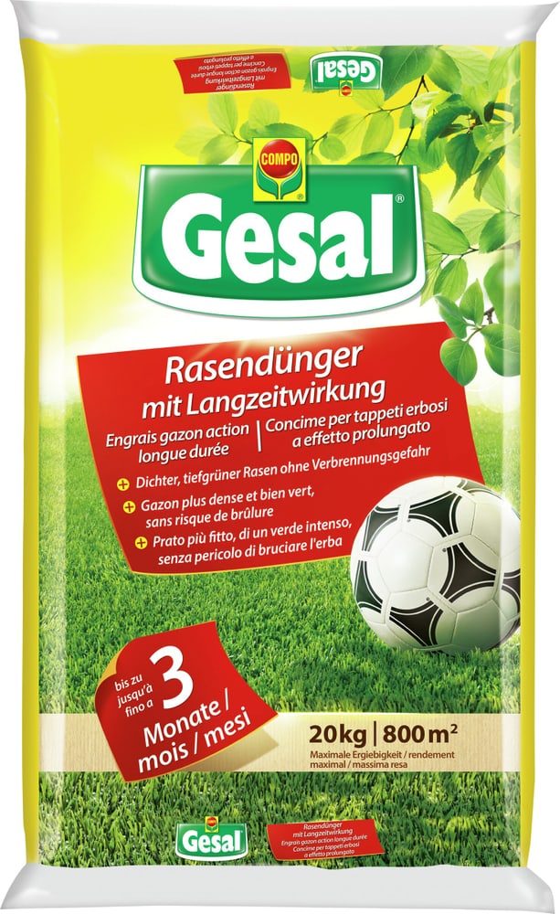 Compo Gesal Rasendünger mit Langzeitwirkung, 20 kg Rasendünger kaufen