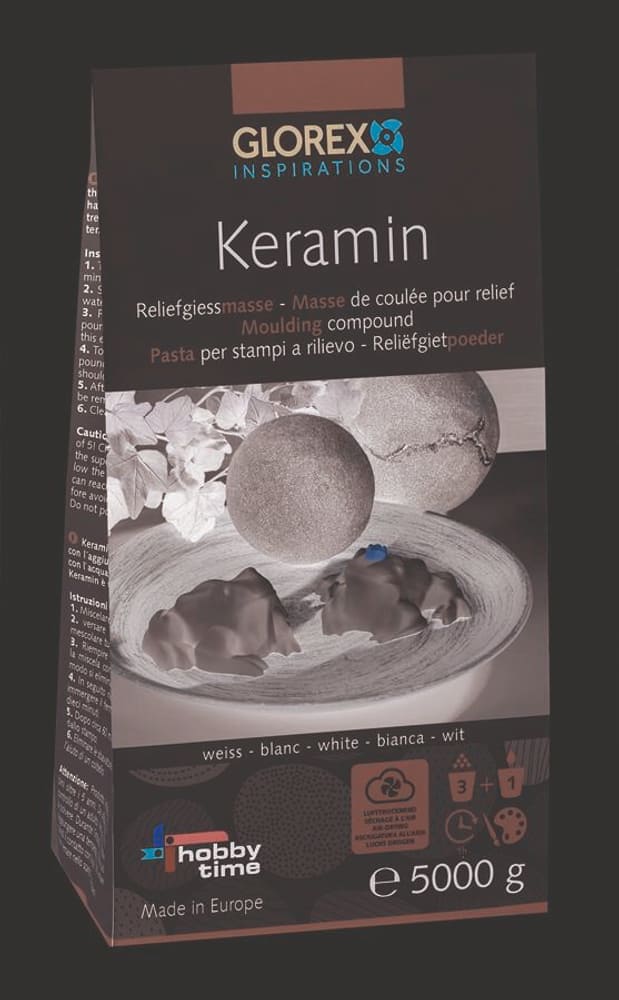 Keramin nel sacco bianco brillante, 5000 g Mescola di colata 668398800000 N. figura 1
