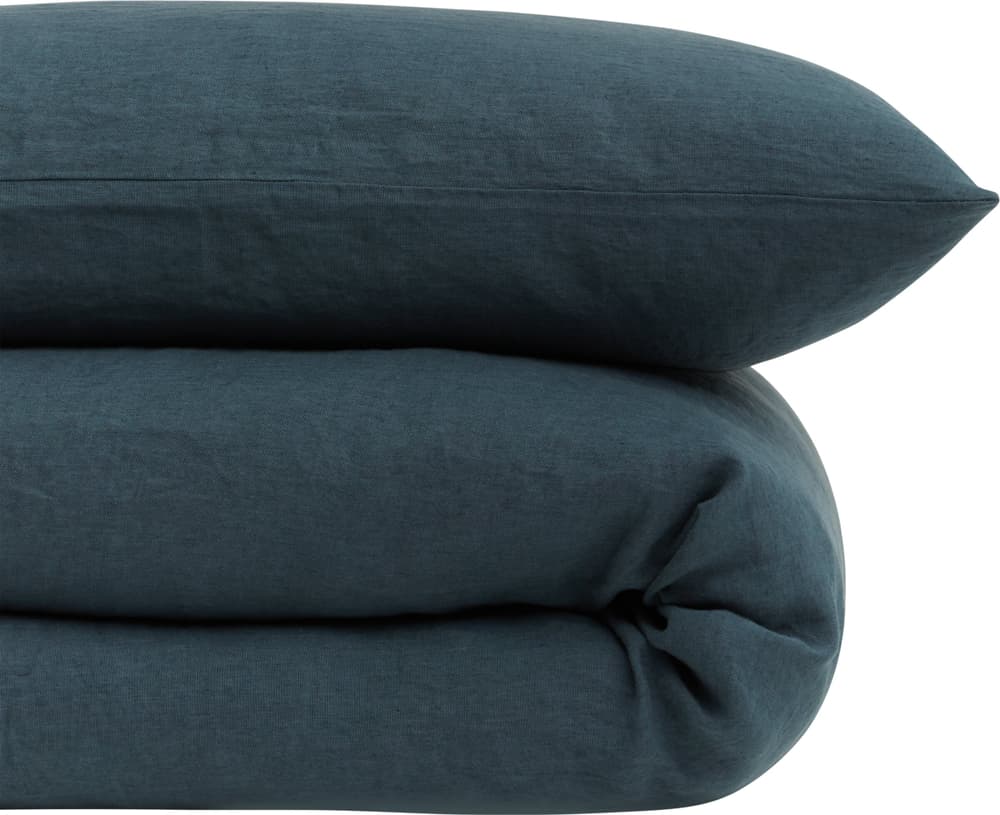 ZARA Federa per cuscino in lino 451255710665 Dimensioni Federa per cuscino - 65 x 65 cm Colore Petrolio N. figura 1