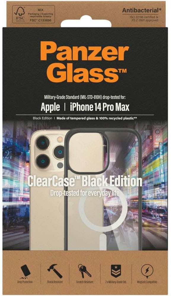 Clear Case MagSafe iPhone 14 Pro Max Cover smartphone Panzerglass 785300196527 N. figura 1