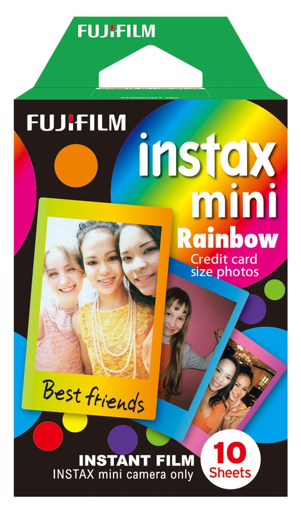 Instax Mini Rainbow 1x10 Film pour photos instantanées FUJIFILM 793183400000 Photo no. 1