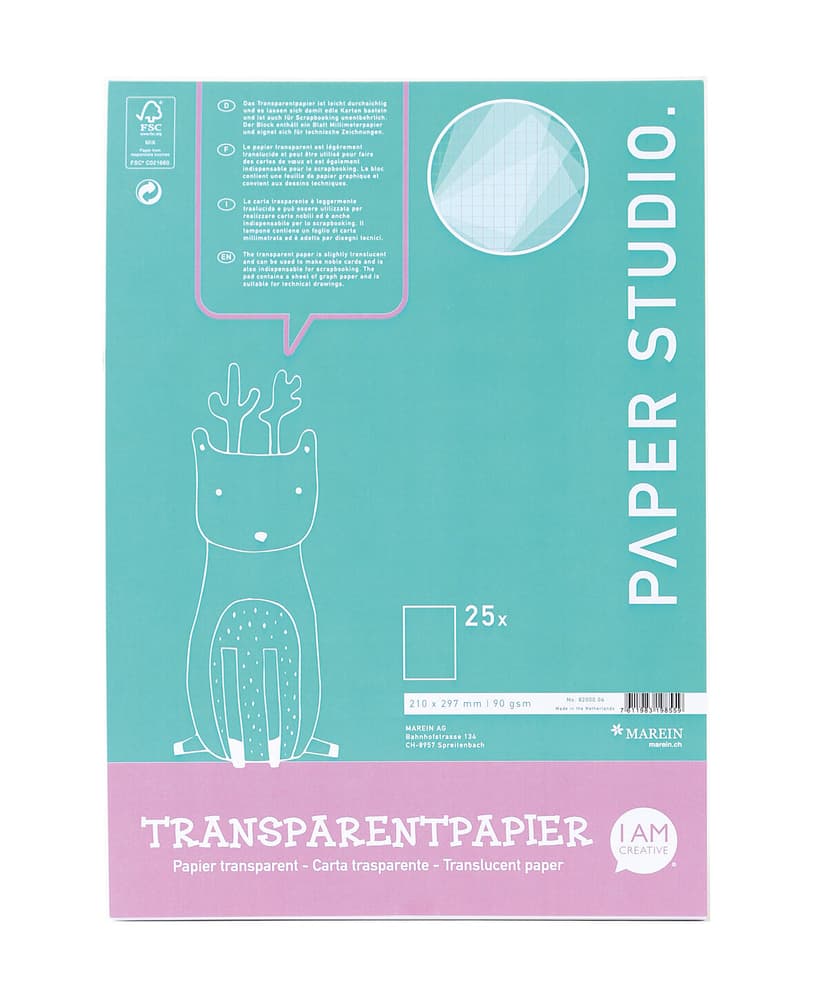 Papier transparentes coloré papier transparent pour scrapbooking