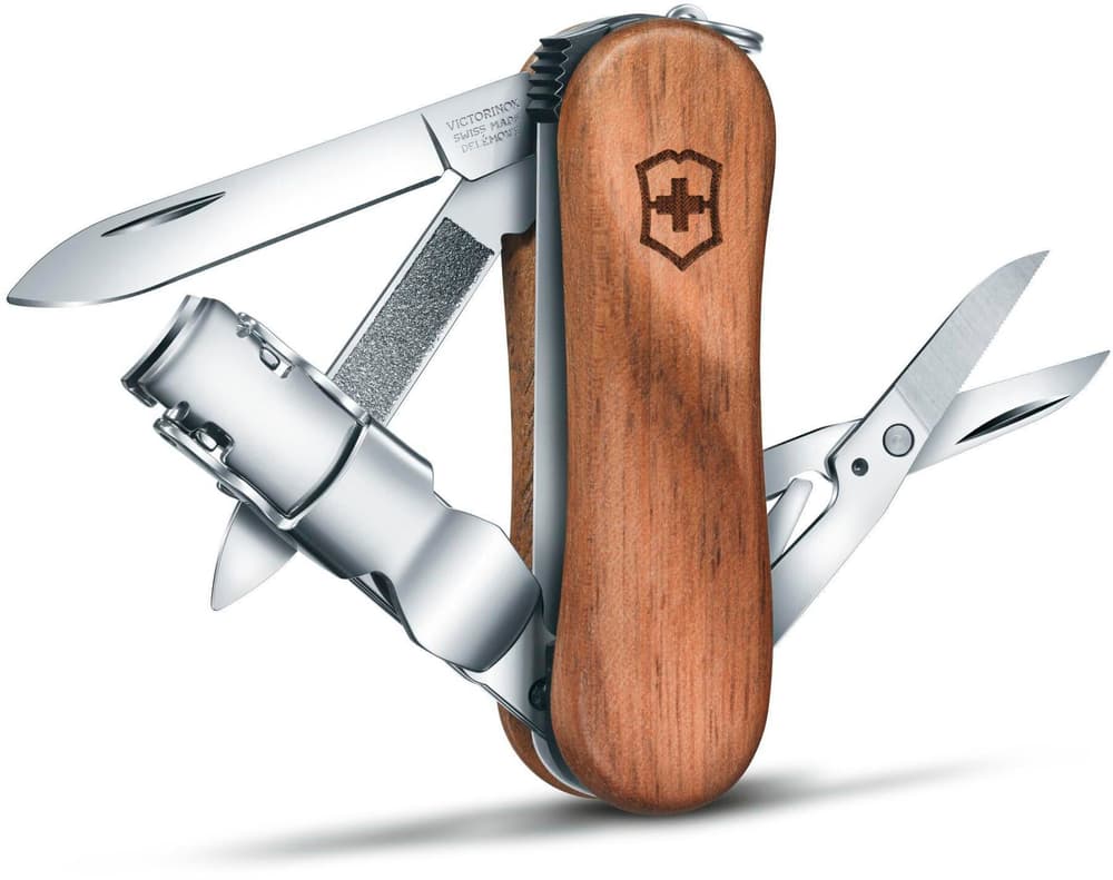 Couteau de poche Nail Clip Wood 580 Couteau de poche Victorinox 785300183108 Photo no. 1