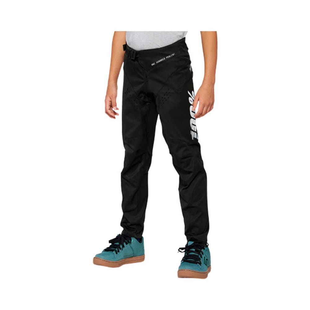 R-Core Youth Pantaloni da bici 100% 468544700220 Taglie XS Colore nero N. figura 1