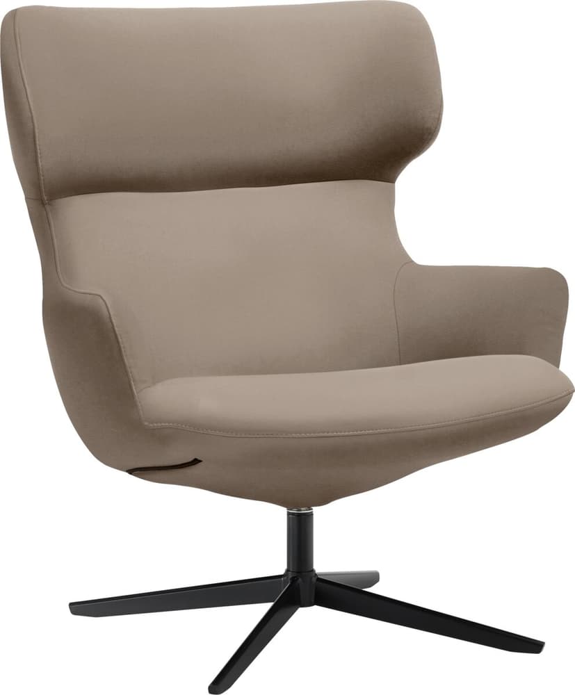 ELVY Fauteuil 403900807088 Dimensions L: 81.0 cm x P: 90.0 cm x H: 96.5 cm Couleur Gris taupe Photo no. 1