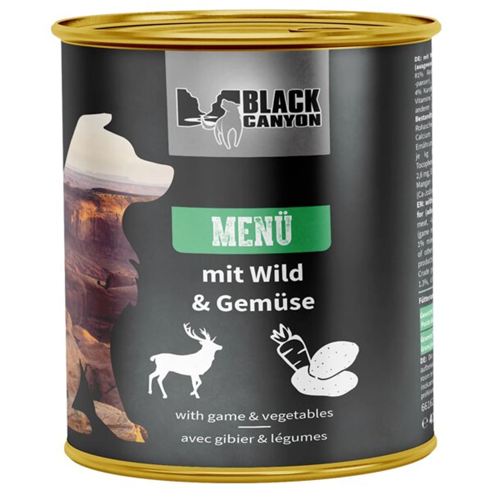 Menu Wild, 820g Nassfutter Black Canyon 658571500000 Bild Nr. 1