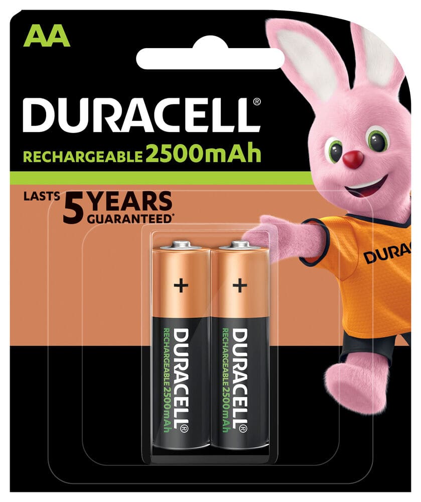 Rechargeable NiMH 2500  mAh AA / HR06 (2 pièces.) Pile rechargeable Duracell 785300175497 Photo no. 1