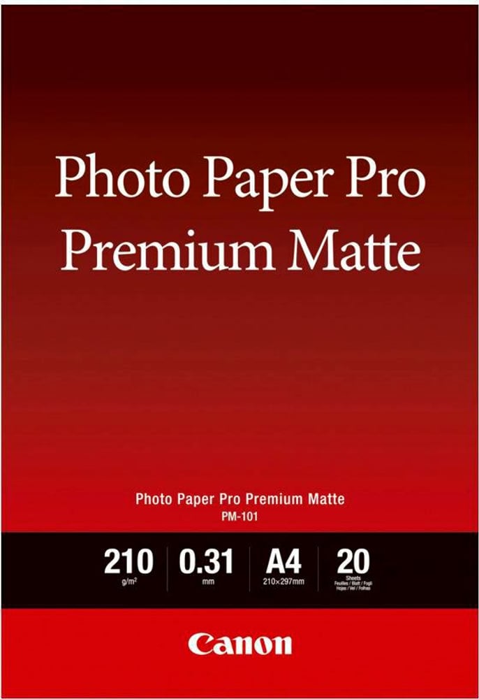 PM-101 A4 Photo Paper Premium Papier photo Canon 785302434084 Photo no. 1