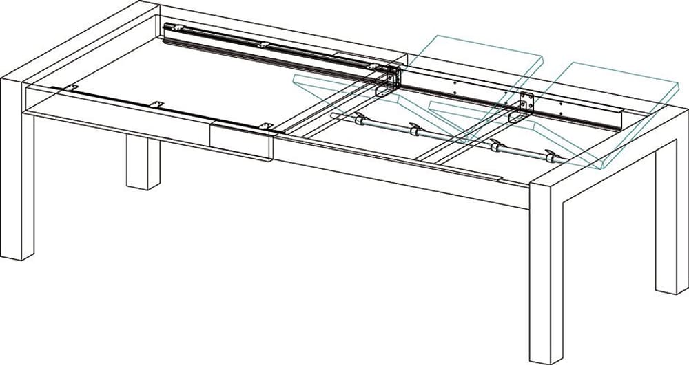 Tischausziehführung Tischausziehführung Werkstarck 617150100000 Bild Nr. 1