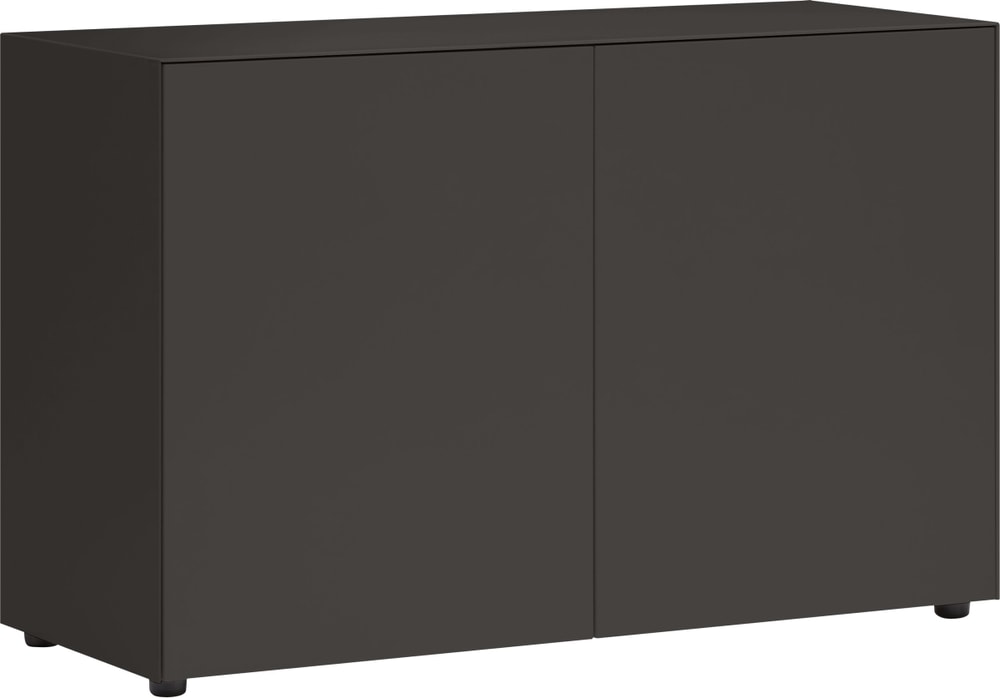 LUX Commode 400836500084 Dimensions L: 120.0 cm x P: 46.0 cm x H: 74.5 cm Couleur Anthracite Photo no. 1