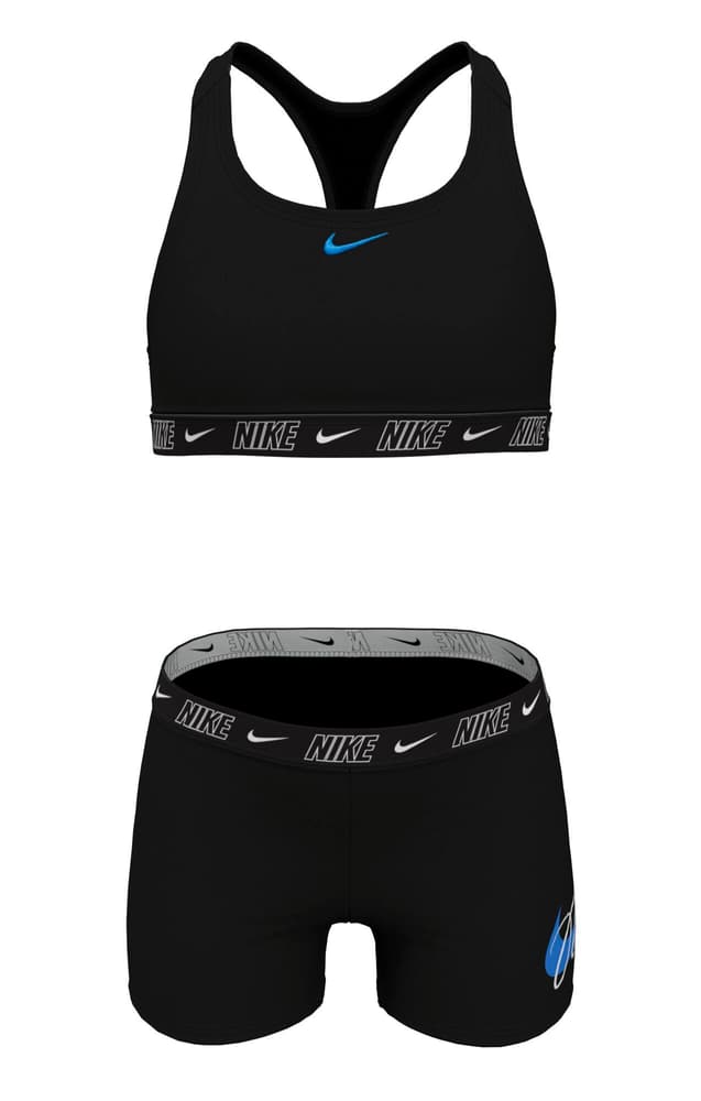 Logo Tape Racerback Bikini Nike 469348412820 Taille 128 Couleur noir Photo no. 1