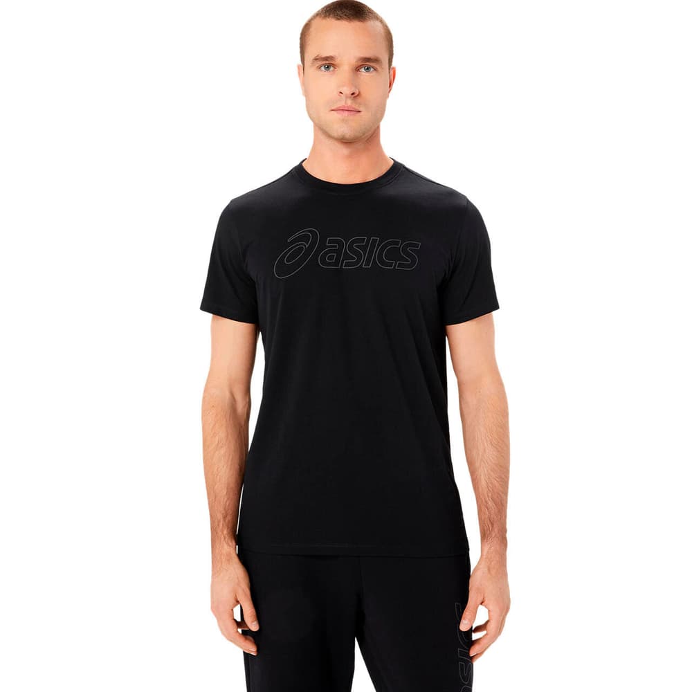 Logo SS Tee T-Shirt Asics 471852400620 Grösse XL Farbe schwarz Bild-Nr. 1