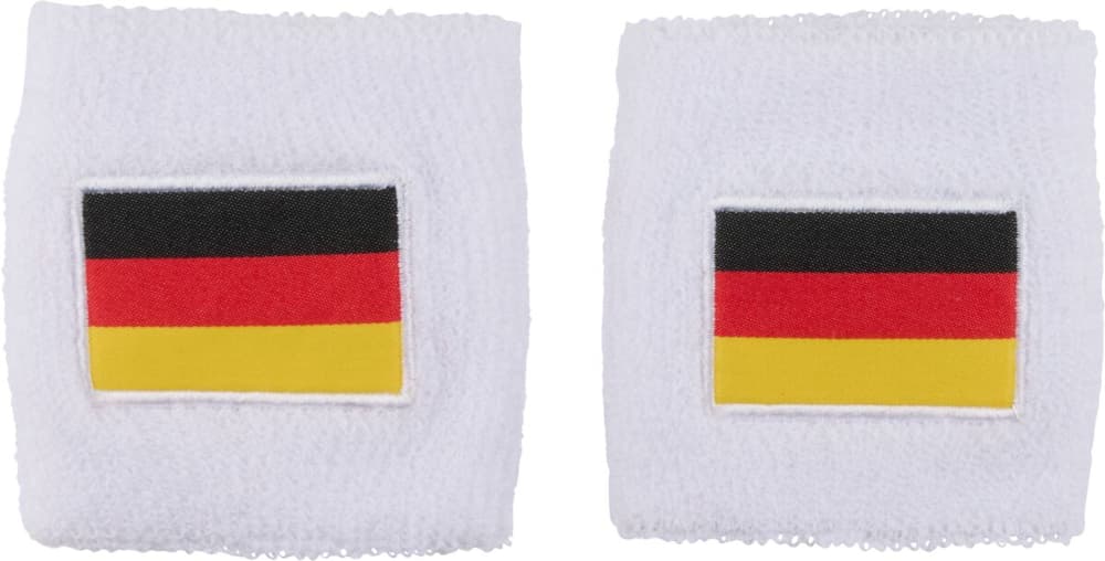 Serre-poignets aux couleurs de l’Allemagne Bandeau anti-transpiration Extend 461995699910 Taille One Size Couleur blanc Photo no. 1