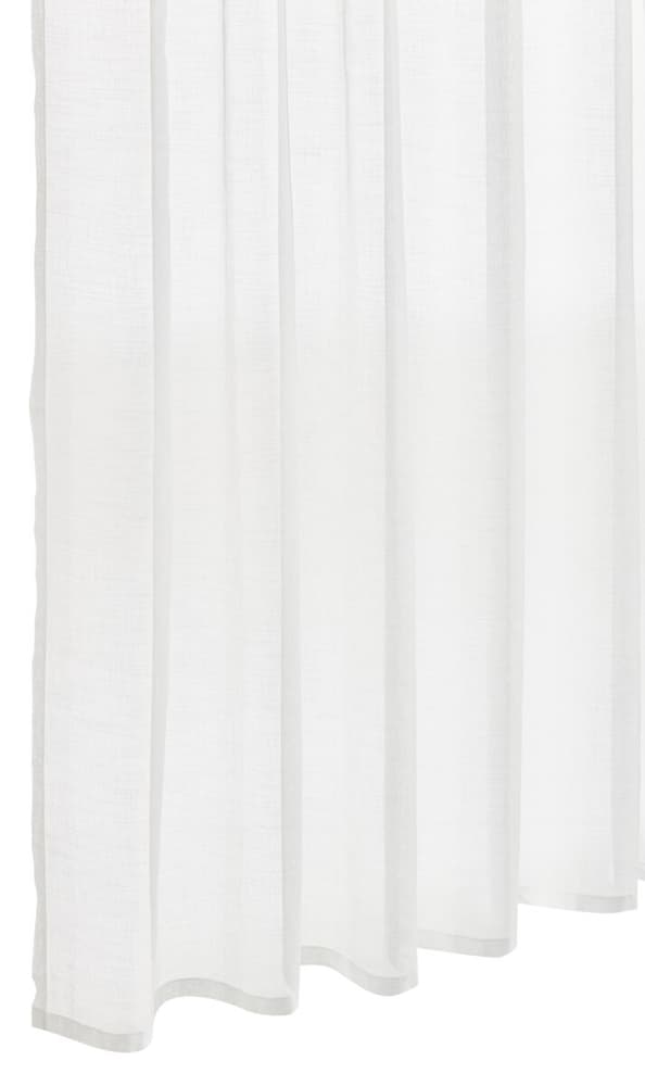 TICO Rideau prêt à poser jour 430292121810 Couleur Blanc Dimensions L: 150.0 cm x H: 260.0 cm Photo no. 1