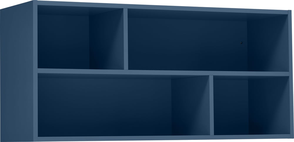 TILL Scaffale pensile 400814408343 Dimensioni L: 83.8 cm x P: 28.0 cm x A: 39.2 cm Colore Blu N. figura 1