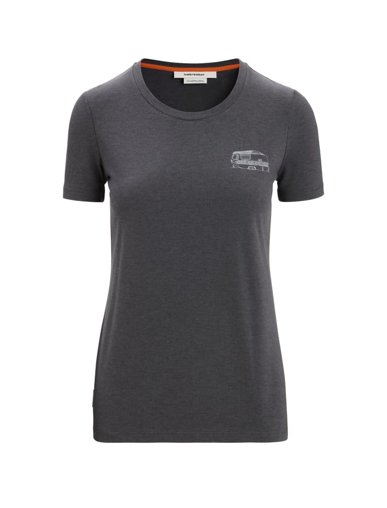 Merino Central Classic SS Tee Caravan Life T-shirt Icebreaker 466125800680 Taille XL Couleur gris Photo no. 1