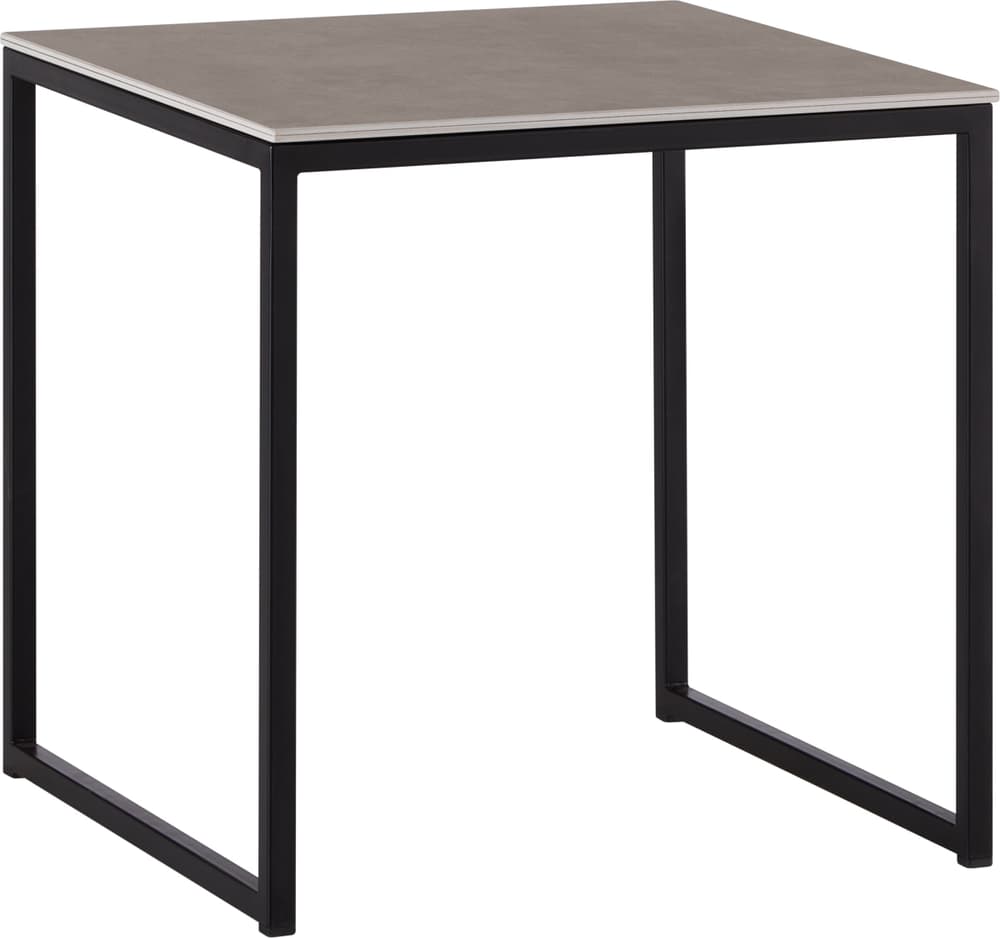 AVEA Table d'appoint 402173800000 Dimensions L: 40.0 cm x P: 40.0 cm x H: 40.6 cm Couleur Béton clair / noir Photo no. 1