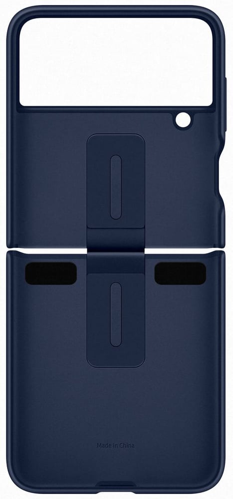 Galaxy Z Flip4 Silicone Cover with Ring - Navy Cover smartphone Samsung 785300168389 N. figura 1