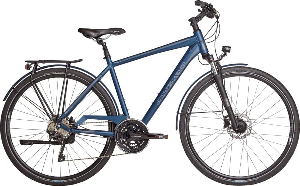 Quest Bicicletta da trekking Crosswave 464866905522 Colore blu scuro Dimensioni del telaio 55 N. figura 1