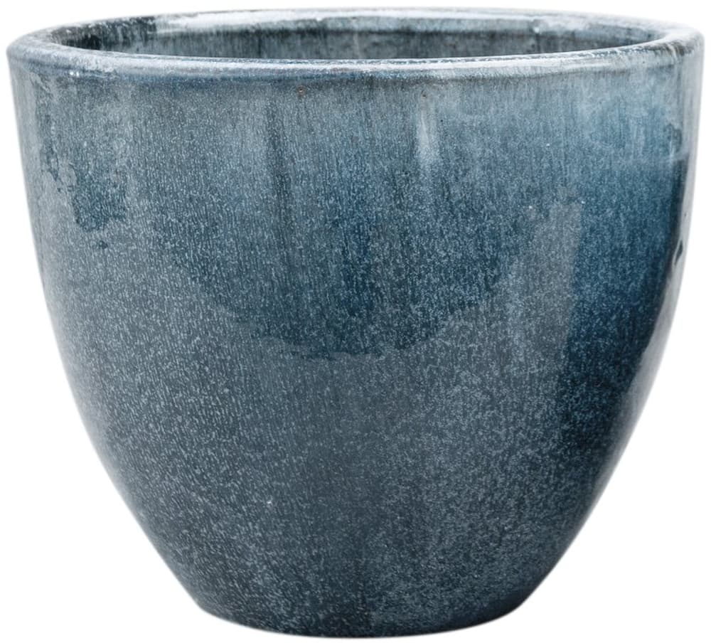 Pham Pot à fleurs 656097300018 Couleur Bleu Taille ø: 18.0 cm x H: 16.0 cm Photo no. 1
