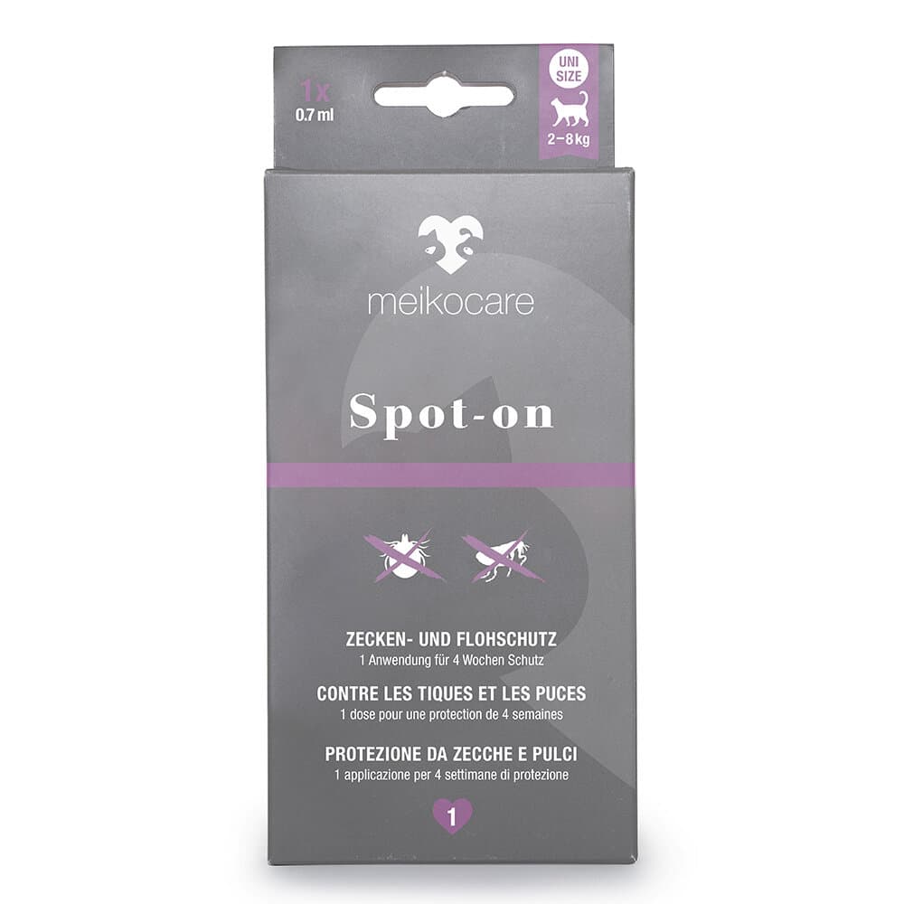 Spot-On Katze, 1x 0.7 ml Ungezieferschutztropfen meikocare 658370200000 Bild Nr. 1