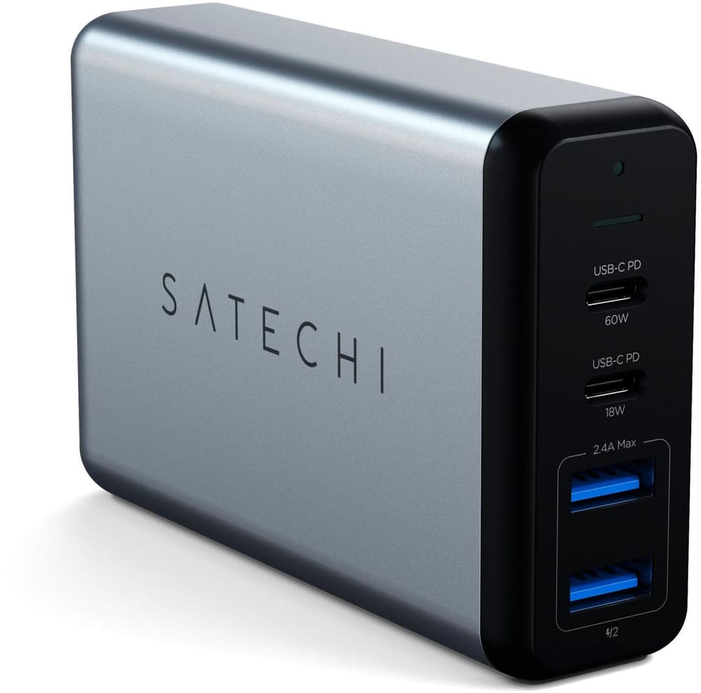 USB-C Travel Charger - 75W Ladegerät mit 2x USB-C Chargeur universel Satechi 785300142376 Photo no. 1