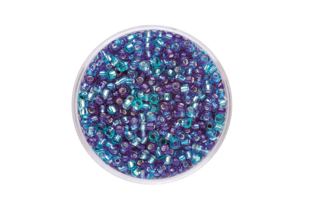 Perle di rocailles assortiti 2,6mm, 17g, mix Perline artigianali 608137400000 N. figura 1