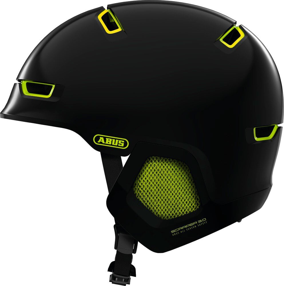 SCRAPER 3.0 ERA Casco da bicicletta Abus 465203554020 Taglie 54-58 Colore nero N. figura 1