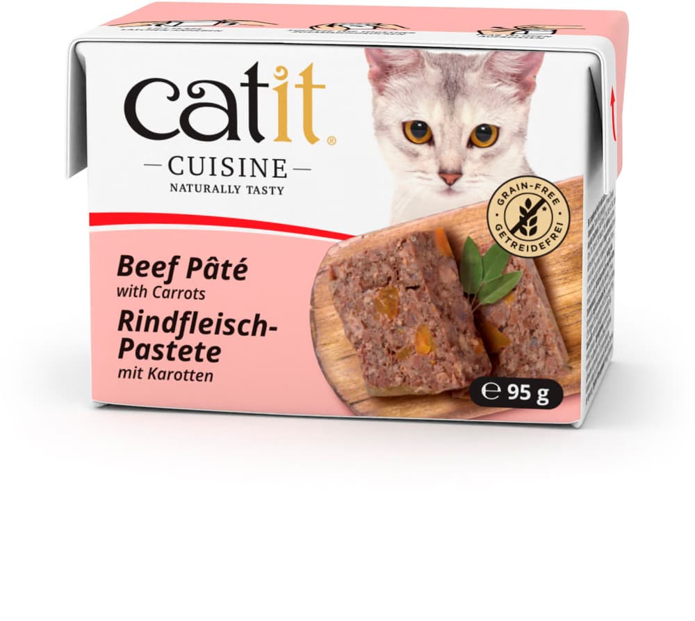 Cuisine Rind Pâté, 95g Nassfutter Catit 658764500000 Bild Nr. 1