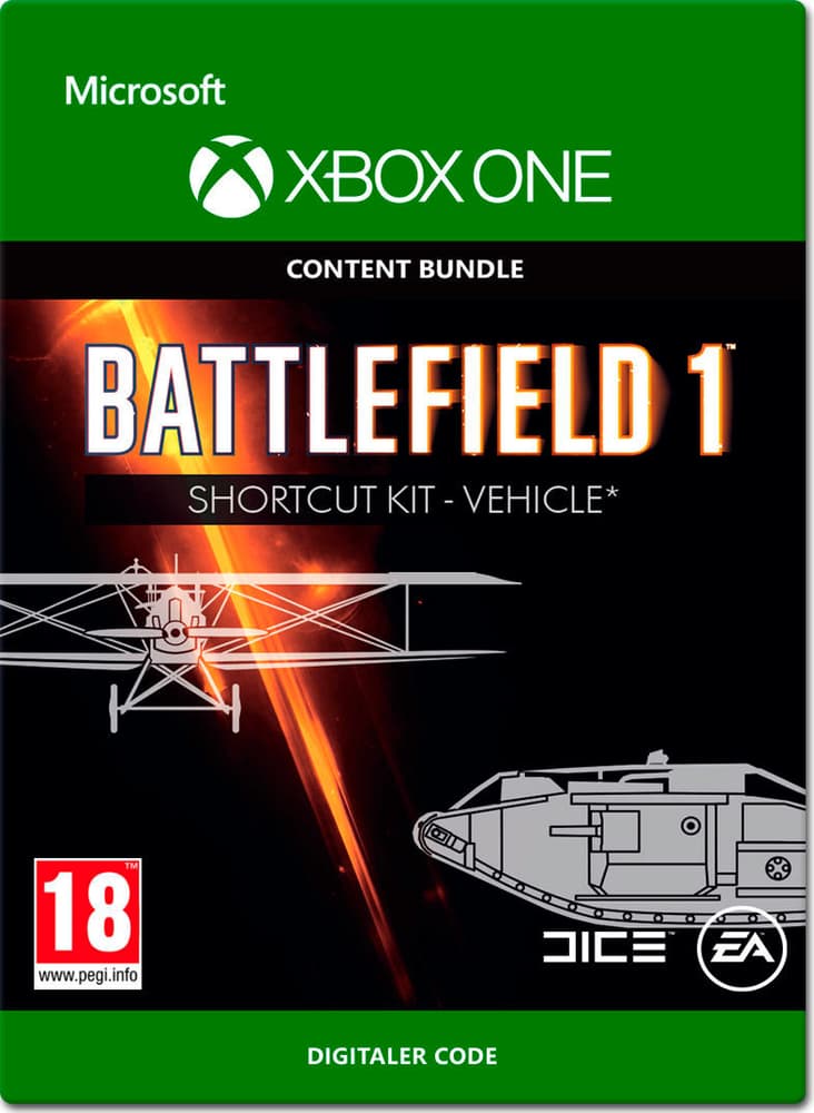Xbox One - Battlefield 1: Shortcut Kit: Vehicle Bundle Game (Download) 785300138677 N. figura 1