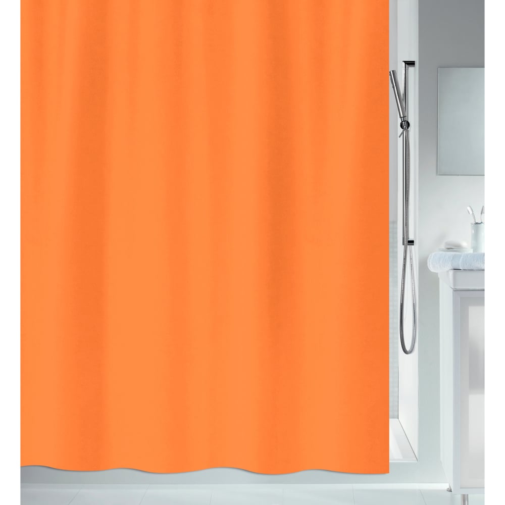 Primo Light-Orange Duschvorhang spirella 674197600000 Farbe Orange Grösse 240x180 cm Bild Nr. 1
