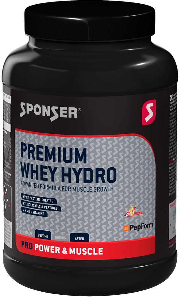 Whey Hydro Proteinpulver Sponser 463047003720 Farbe schwarz Geschmack Vanille Bild-Nr. 1