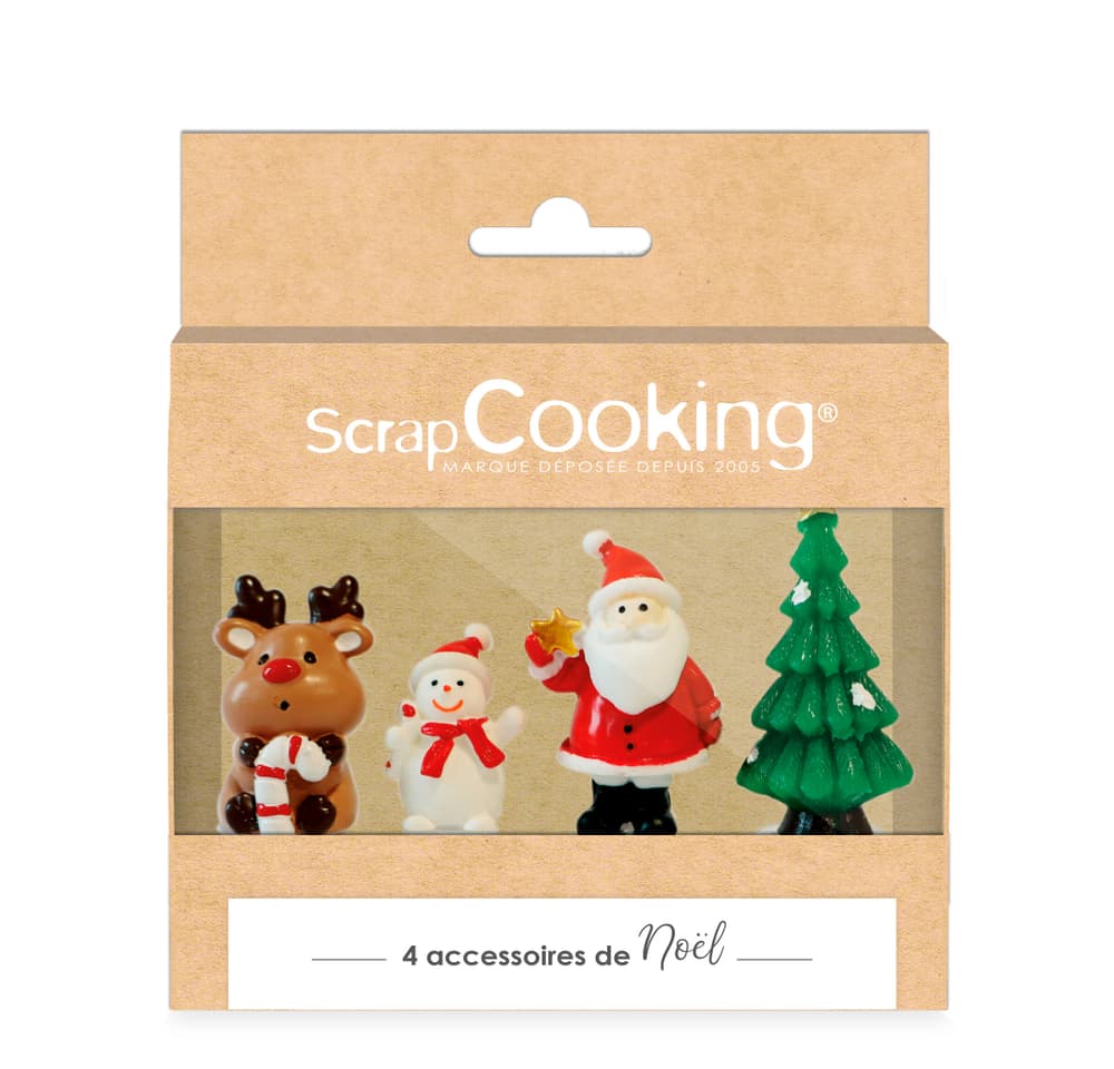 Statuetta di Natale Decorazione torta ScrapCooking 673834200000 N. figura 1