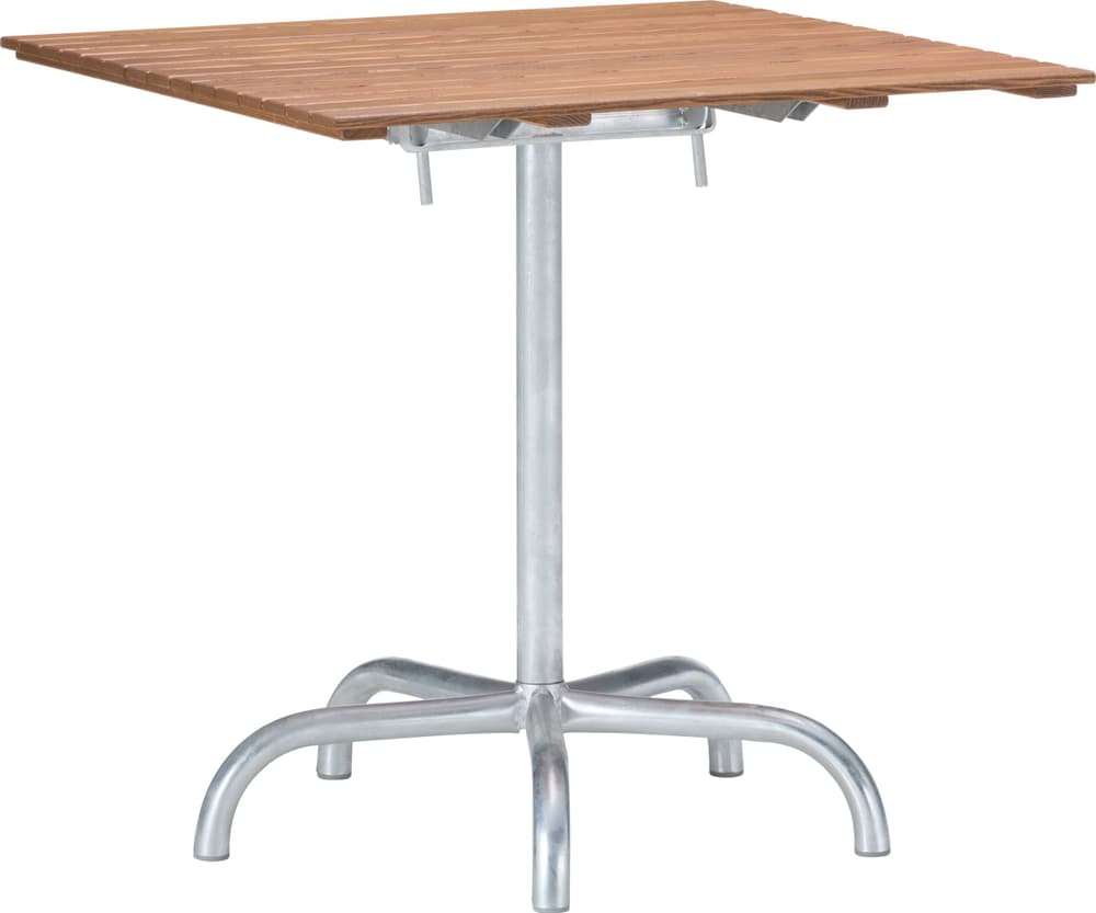 SÄNTIS Table pliante Schaffner 408094000000 Dimensions L: 80.0 cm x P: 80.0 cm x H: 72.0 cm Couleur Frêne Photo no. 1