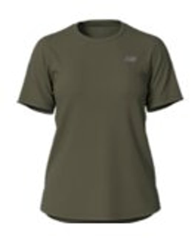 W Athletics Short Sleeve T-shirt New Balance 467750500368 Taglie S Colore verde muschio N. figura 1