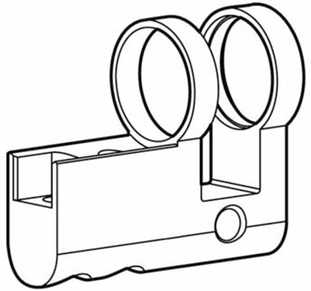 Gehäuse Halbzylinder PZ/Euro Modular Zylinder KABA 669700122683 Bild Nr. 1